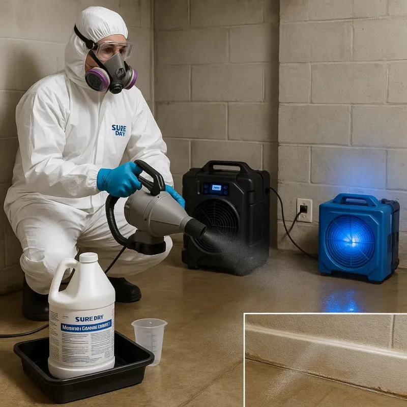 Sanitization and Odor Removal process in Ridley Park, PA